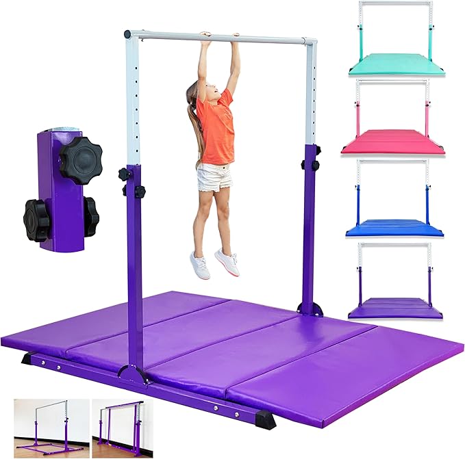 MARFULA Adjustable Gymnastics Bar (350 lb capacity)